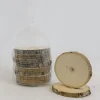 3.5 x 4 inch 10 Pieces Wood Round Slices