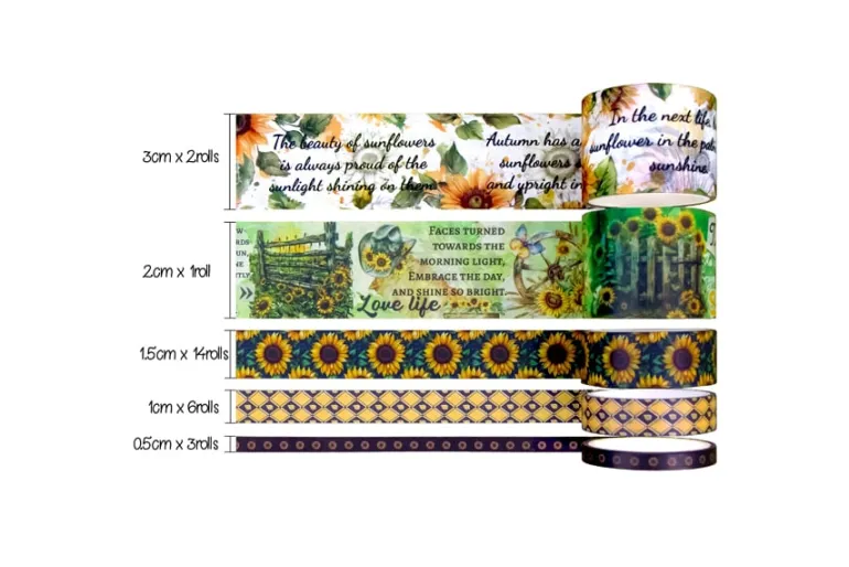 AALL And Create Layer-It-Up Washi Tape – Flora Whispers