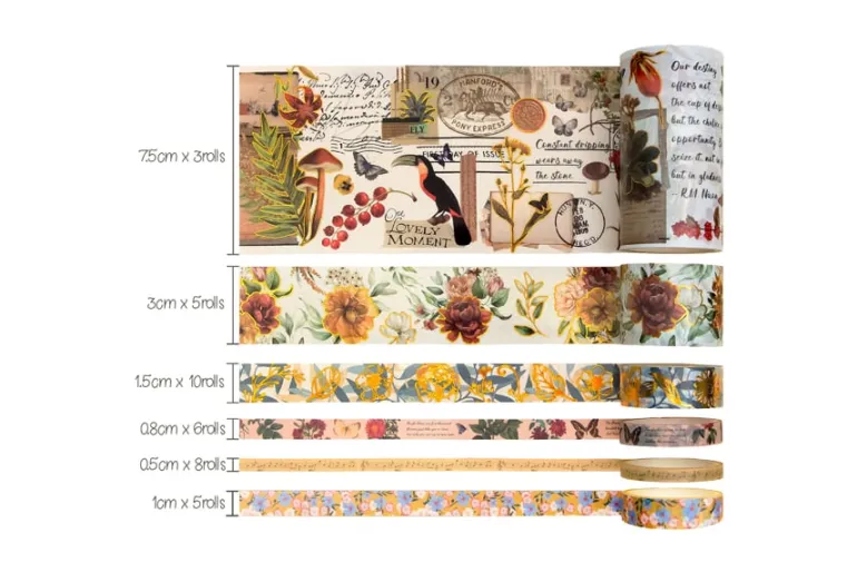 AALL And Create Layer-It-Up Washi Tape – Flora Whispers