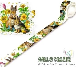 AALL and Create Layers Washi Tape – Sunflower and Hare