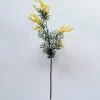 34″ Acacia Spray, Mimosa Yellow