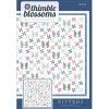 A Cat Named Stitch June Floral in Rose Pink on Cream