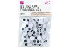 Adhesive Wiggle Eyes – 25mm – 12pc.- Green Dragon