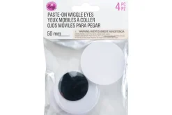 Adhesive Wiggle Eyes – 4″ – 4pc. – Green Dragon