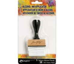 Adirondack Alcohol Ink Applicator Stamp With Handle – 10 Felt Squares