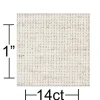 Aida Cloth 14 Count Sand, 15-inches by 18-inches. EBL 85069
