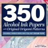 350 Alcohol Ink Papers with Original Origami Patterns