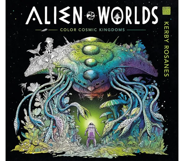 Alien Worlds Cosmic Kingdoms Coloring Book
