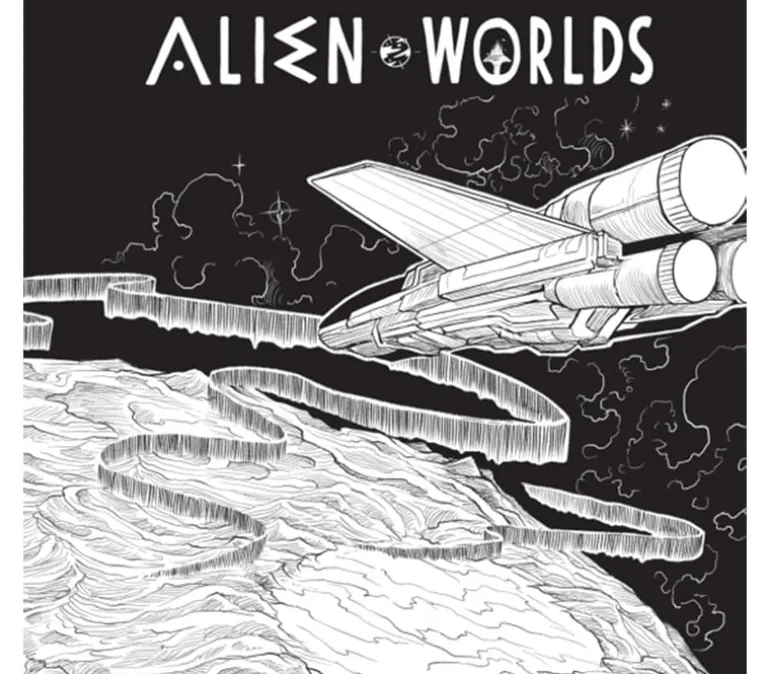 Alien Worlds Cosmic Kingdoms Coloring Book