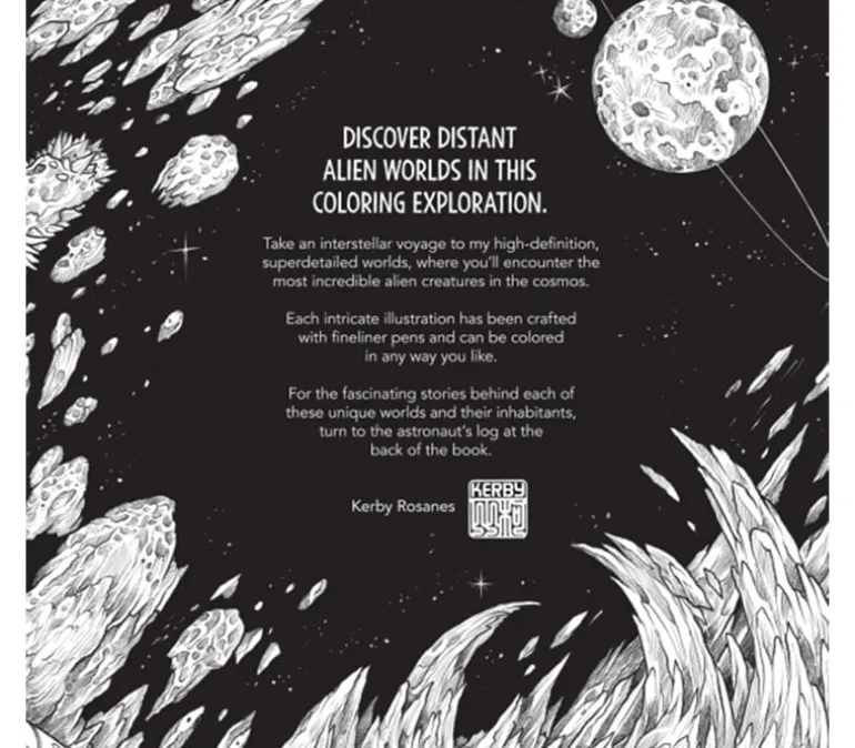 Alien Worlds Cosmic Kingdoms Coloring Book