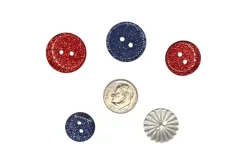 All American Stars Novelty Buttons