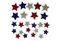 All American Stars Novelty Buttons
