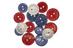 All American Stars Novelty Buttons