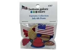 All American Stars Novelty Buttons