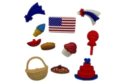 All American Stars Novelty Buttons