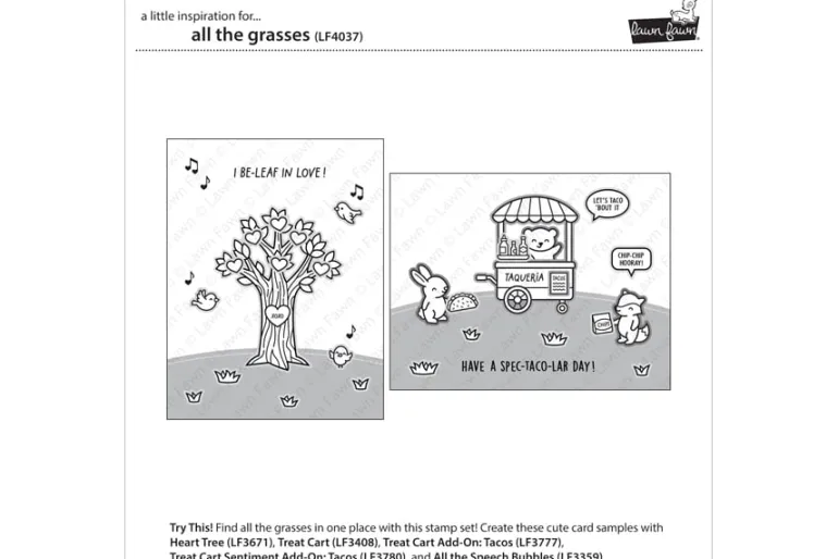 All the Grasses Stamps