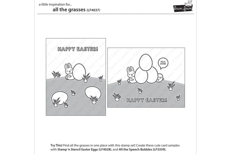 All the Grasses Stamps