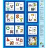 Amazing Animal Alphabet Soft Book Fabric Panel 36-in by 44-in