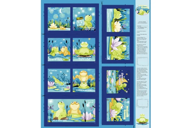 Amazing Animal Alphabet Soft Book Fabric Panel 36-in by 44-in