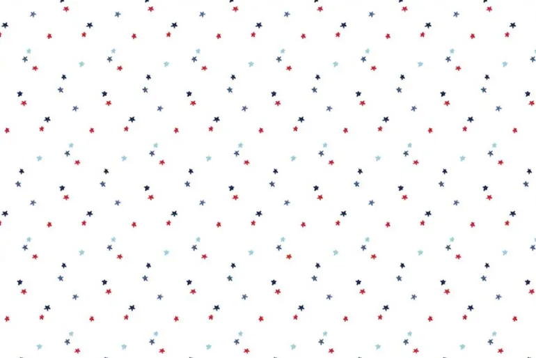 Americana Basics by Riley Blake Patriotic Swiss Dot on White