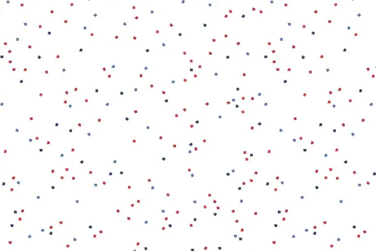 Americana Basics by Riley Blake Patriotic Swiss Dot on White