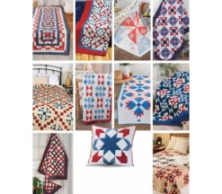 Americana Quilts 11 Designs to Celebrate Red – White & Blue #141518