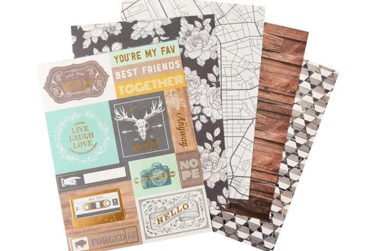 American Crafts Paper Pad – 12″X12″ – April And Ivy
