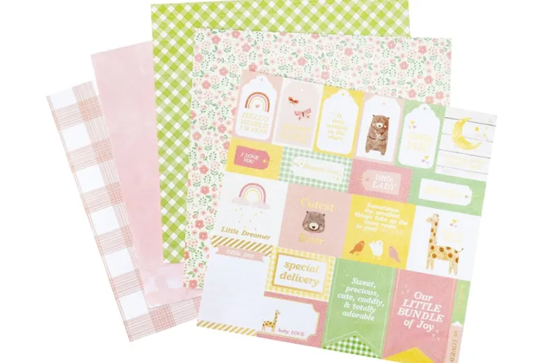 American Crafts Paper Pad – 12″X12″ – April And Ivy