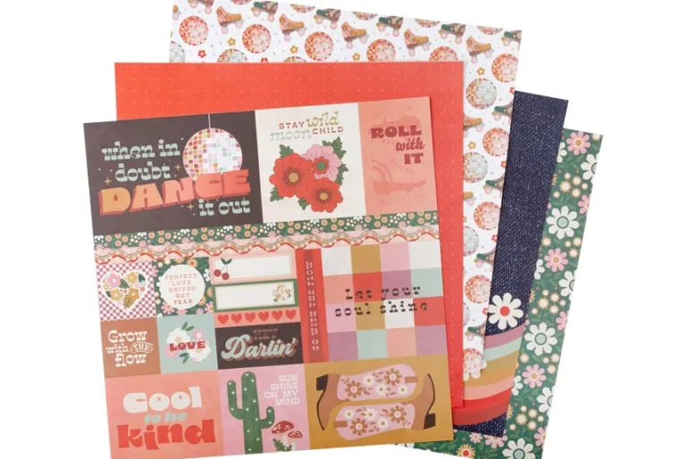American Crafts Paper Pad – 12″X12″ – April And Ivy