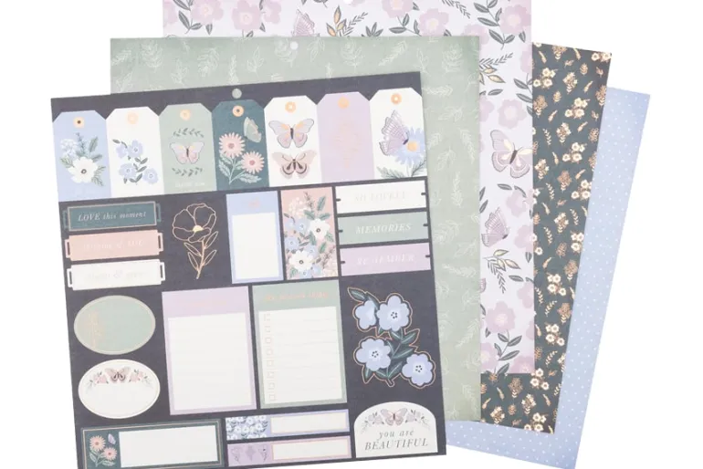 American Crafts Paper Pad – 12″X12″ – April And Ivy