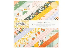 American Crafts Paper Pad – 12″X12″ – Coast-to-Coast Gold Foil