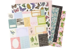 American Crafts Paper Pad – 12″X12″ – Coast-to-Coast Gold Foil