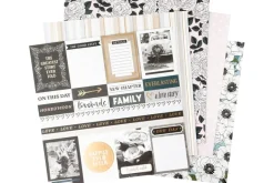 American Crafts Paper Pad – 12″X12″ – Coast-to-Coast Gold Foil
