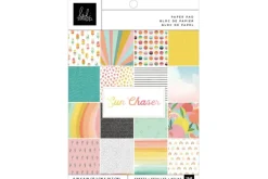 American Crafts Paper Pad – 12″X12″ – Hello Little Girl Gold Foil
