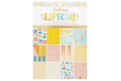 American Crafts Paper Pad – 12″X12″ – Hello Little Girl Gold Foil