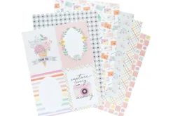 American Crafts Paper Pad – 12″X12″ – Hello Little Girl Gold Foil