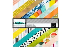 American Crafts Paper Pad – 12″X12″ – Hello Little Girl Gold Foil
