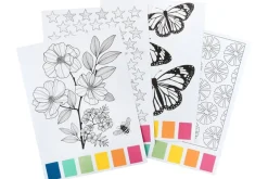 American Crafts Paper Pad – 12″X12″ – Hello Little Girl Gold Foil