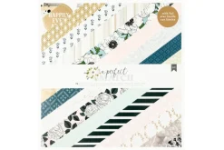 American Crafts Paper Pad – 12″X12″ – Hello Little Girl Gold Foil