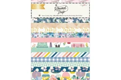 American Crafts Paper Pad – 12″X12″ – Hello Little Girl Gold Foil