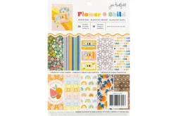 American Crafts Paper Pad – 12″X12″ – Hello Little Girl Gold Foil