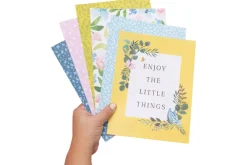 American Crafts Paper Pad – 12″X12″ – Hello Little Girl Gold Foil