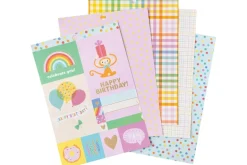 American Crafts Paper Pad – 12″X12″ – Hello Little Boy Gold Foil