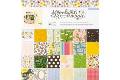 American Crafts Paper Pad – 12″X12″ – Hello Little Boy Gold Foil