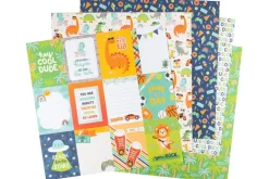 American Crafts Paper Pad – 12″X12″ – Jen Hadfield Flower Child