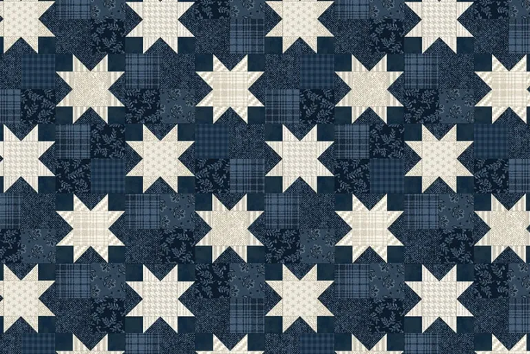 American Valor Patriotic Stripe Navy and Cream