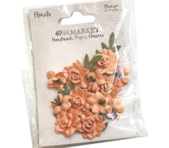 49 and Market Florets Paper Flowers – Slate