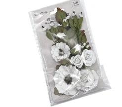 49 and Market Natures Bounty Paper Flowers – Cream