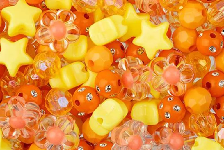 Animal Clay Bead Mix, Multicolor, 120 Pieces
