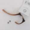 Antique Brass Hook with 2 Hanging Screws – Double